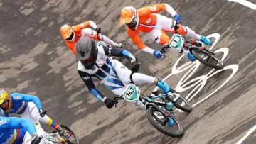 Exequiel Torres no logró clasificarse a la final del BMX por apenas un punto Exequiel Torres no logró clasificarse a la final del BMX por apenas un punto