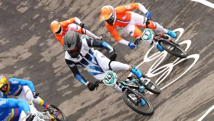 Exequiel Torres no logró clasificarse a la final del BMX por apenas un punto Exequiel Torres no logró clasificarse a la final del BMX por apenas un punto
