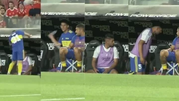 VIDEO: Zambrano y Pavón casi se van a las manos en el banco de Boca VIDEO: Zambrano y Pavón casi se van a las manos en el banco de Boca