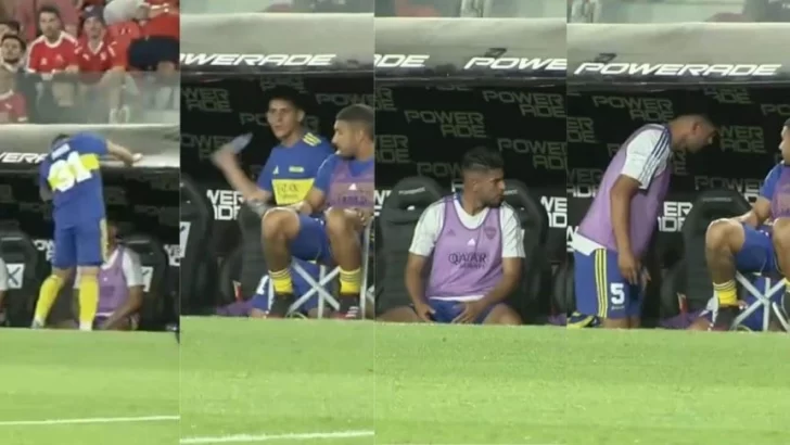 VIDEO: Zambrano y Pavón casi se van a las manos en el banco de Boca VIDEO: Zambrano y Pavón casi se van a las manos en el banco de Boca