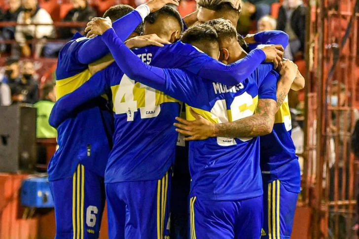 Boca goleó a Huracán y se subió al podio de la Liga Profesional