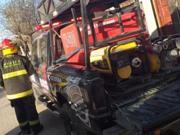 Explotó la conexión de gas de la cocina y originó un incendio Explotó la conexión de gas de la cocina y originó un incendio