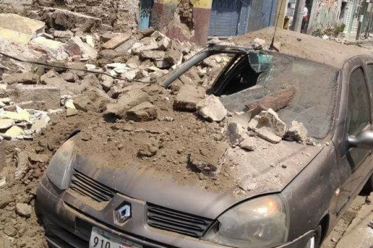 Terrible relato de un sanjuanino en México: “Esquivaba con el auto casas que se caían”