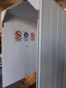 Las cabinas desinfectantes “made in San Juan” que ya se exportan a Panamá Las cabinas desinfectantes “made in San Juan” que ya se exportan a Panamá