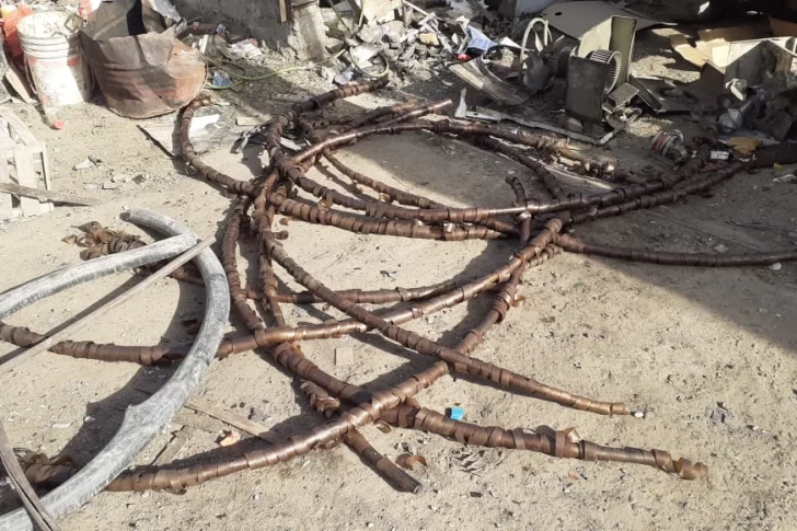 Atrapan a ladrones de transformadores que habían armado una “recuperadora”