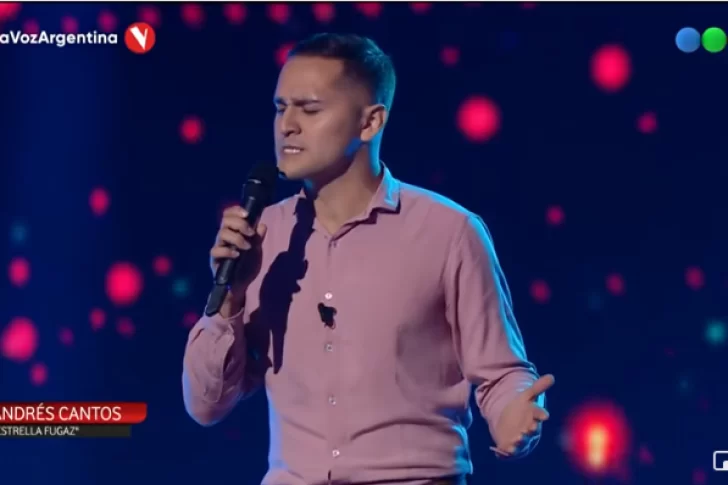Y Andrés Cantos pasó por La Voz