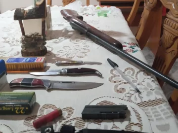 Lo buscaban por amenazar con arma de fuego y le encontraron una carabina