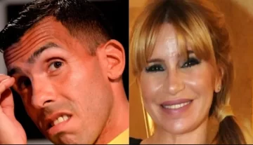 En medio del Superclásico Florencia Peña disparó contra Carlos Tevez En medio del Superclásico Florencia Peña disparó contra Carlos Tevez
