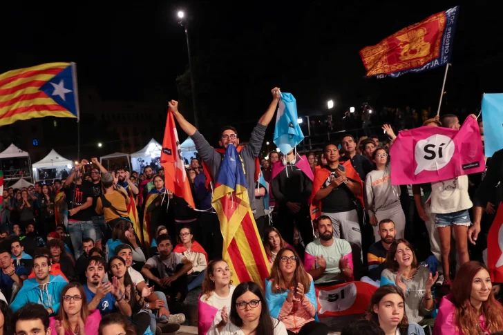 El presidente catalán dio por ganado el referéndum