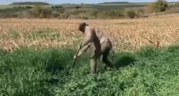 El particular entrenamiento de Cavani a los ‘machetazos’ en el campo
