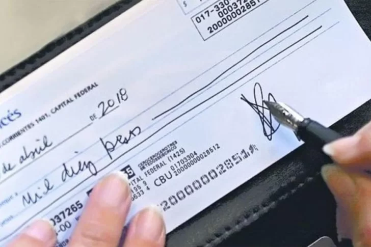 El Banco Central amplía el plazo para la presentación de cheques
