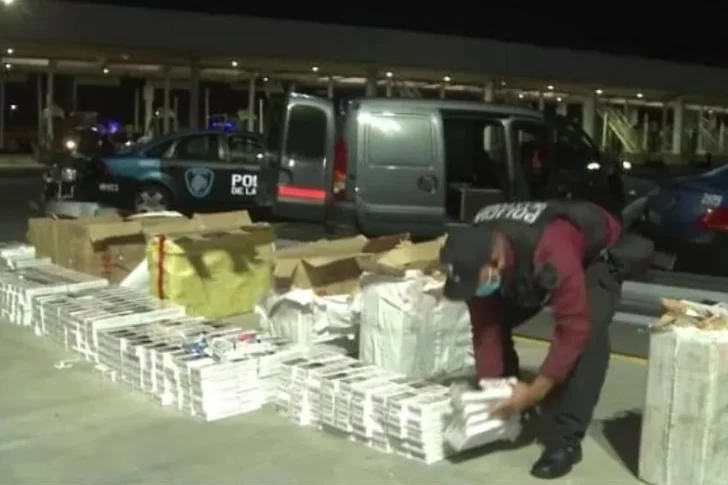 En medio del faltante, un sujeto cayó con 10 mil atados de cigarrillos de contrabando