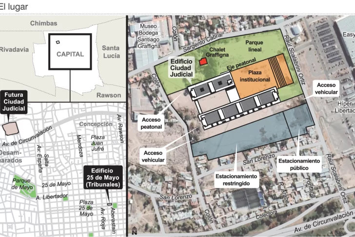 Nación aportará la mitad de los fondos para construir la Ciudad Judicial