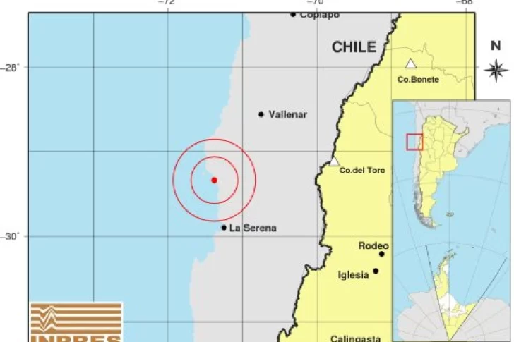 Los datos del INPRES de cómo se sintió el sismo en San Juan