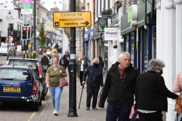 Reino Unido registró la cifra más alta de contagios desde enero