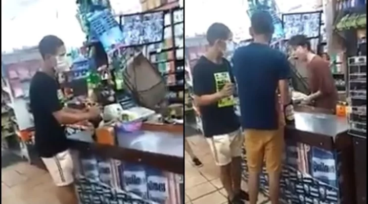 [VIDEO] Un joven se burló de la cajera de un supermercado chino por el Coronavirus