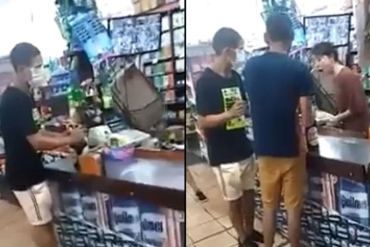 [VIDEO] Un joven se burló de la cajera de un supermercado chino por el Coronavirus