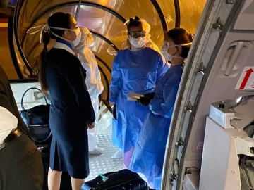 Coronavirus: activaron el protocolo en Ezeiza por un pasajero que llegó desde EEUU Coronavirus: activaron el protocolo en Ezeiza por un pasajero que llegó desde EEUU