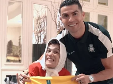 Cristiano Ronaldo fue condenado a recibir 99 latigazos por abrazar a una mujer soltera en Irán