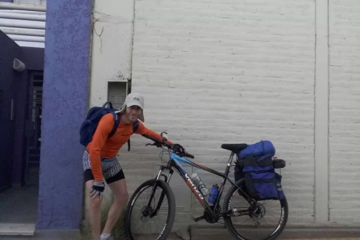 Un joven sanjuanino cumplió su sueño de cruzar la Cordillera de los Andes