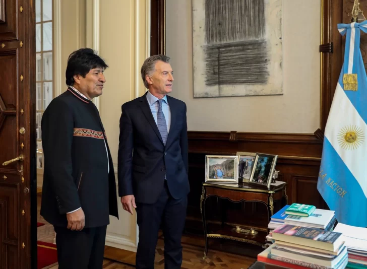 Macri recibió a Evo Morales y renovaron el contrato por compra y venta de gas natural