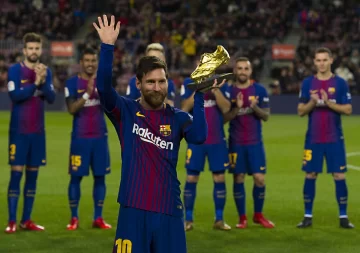 Messi ganó su sexta Bota de Oro Messi ganó su sexta Bota de Oro