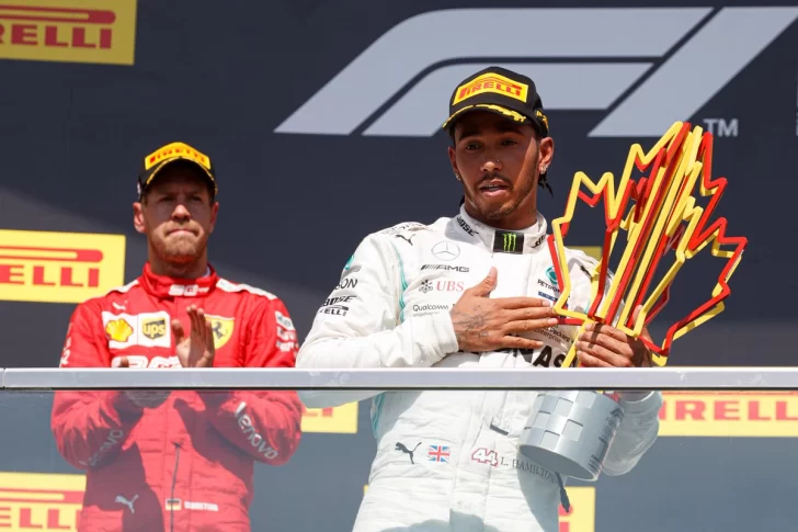 Hamilton ganó con polémica en Canadá Hamilton ganó con polémica en Canadá