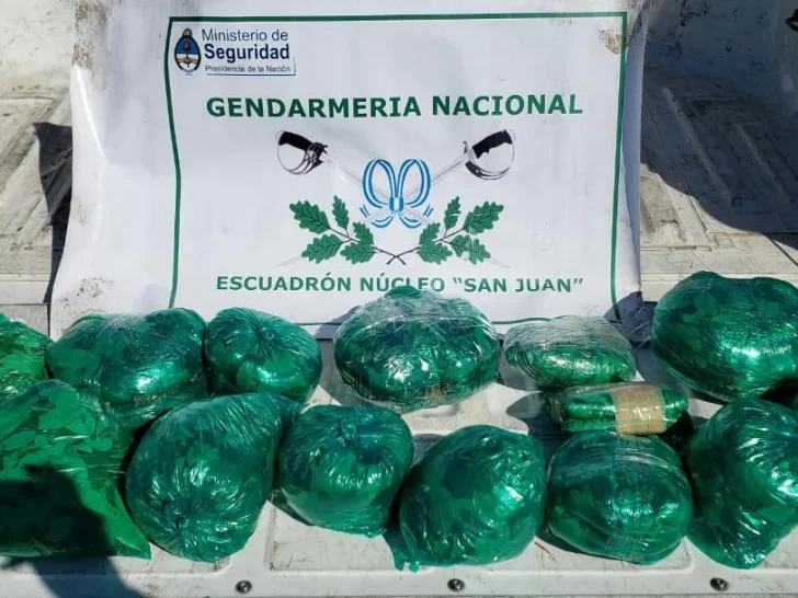 Iban de Salta a Mendoza con mercadería ilegal y hojas de coca: cayeron en San Juan