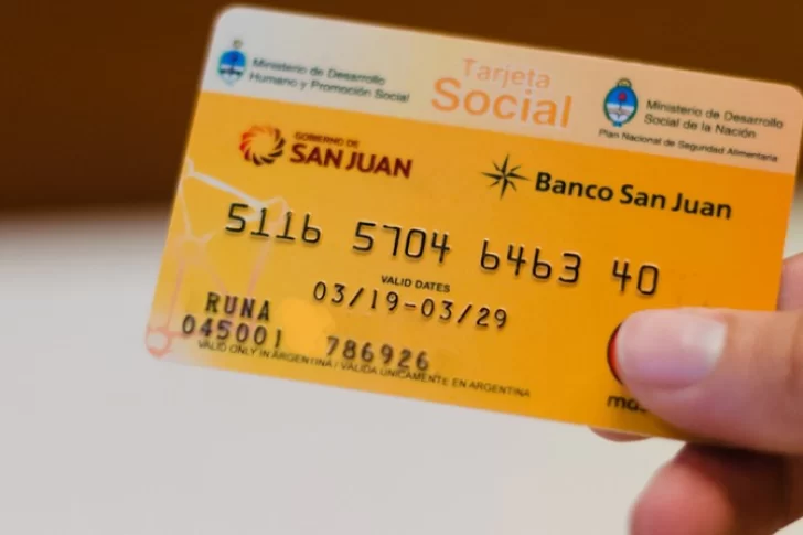 Ya depositaron la Tarjeta Social de mayo