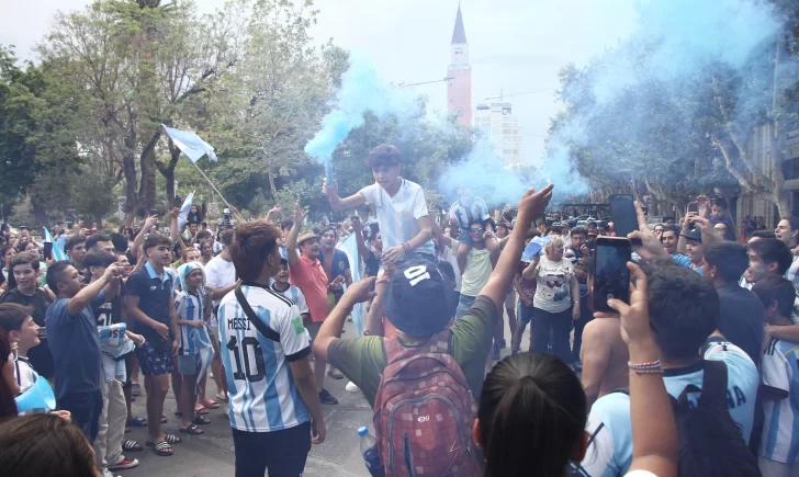 Delirio y festejos de punta a punta en Argentina