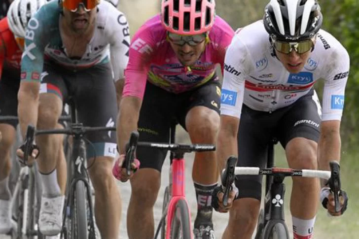 Pogacar puso calor y color