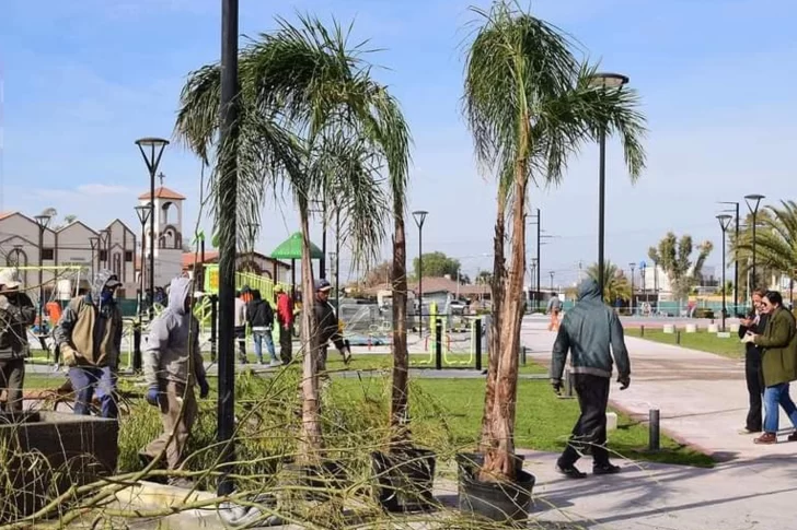 Media Agua: con aguas danzantes y juegos, está lista la nueva plaza