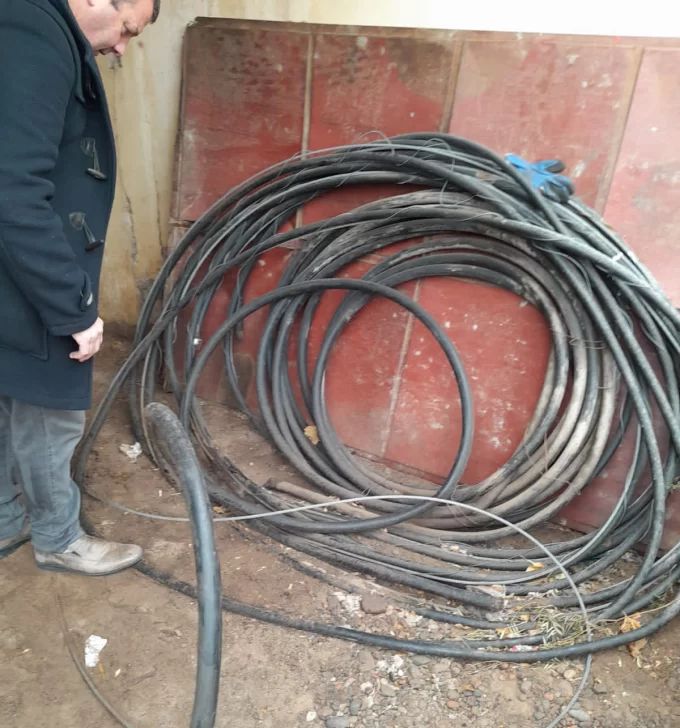 Rastreo electrónico, clave para apresar a 10 ladrones de cables