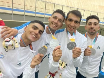 Con Tivani y Ramos, plata de Argentina