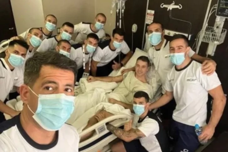 Agradecido antes de la operación