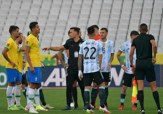 Brasil-Argentina quedó suspendido defintivamente Brasil-Argentina quedó suspendido defintivamente