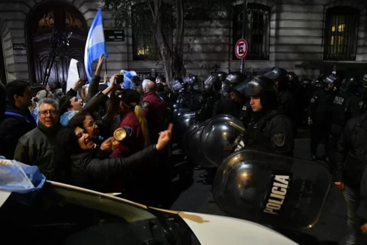 Hubo manifestaciones a favor y en contra de Cristina Fernández