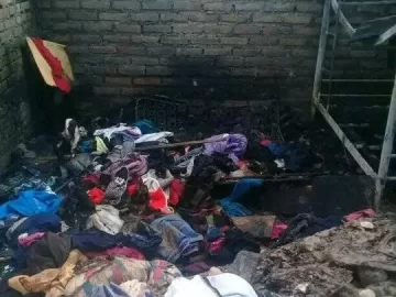 Por un incendio, pierden todo Por un incendio, pierden todo