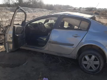 Herida tras un vuelco