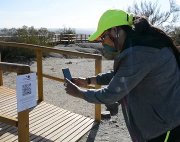 En Ischigualasto ofrecen audioguías para poder mantener el distanciamiento social