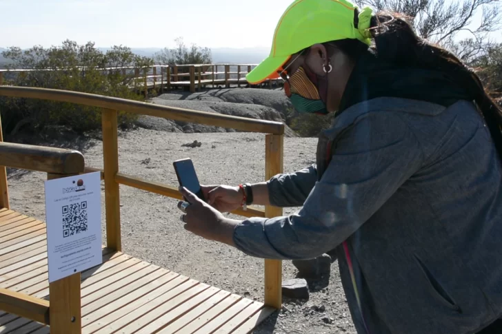 En Ischigualasto ofrecen audioguías para poder mantener el distanciamiento social