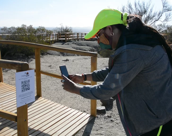 En Ischigualasto ofrecen audioguías para poder mantener el distanciamiento social