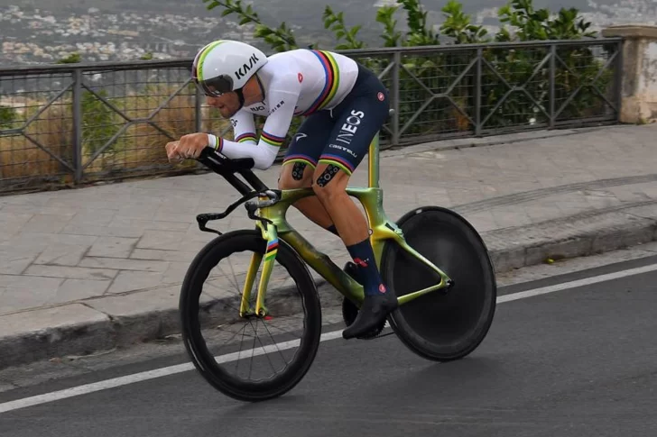 Ganna, campeón mundial de crono, vendrá a la Vuelta