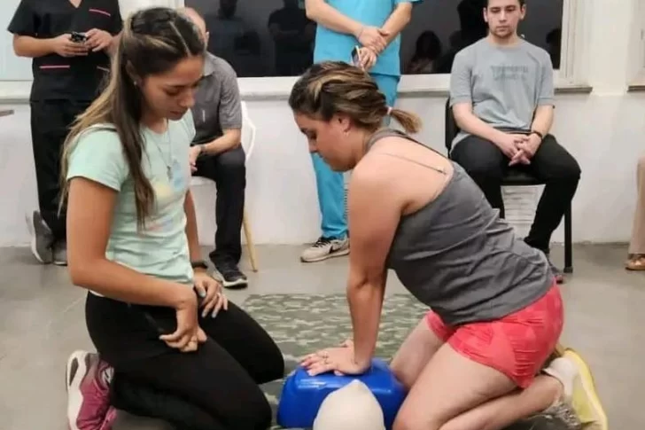 Capacitaron a docentes en RCP