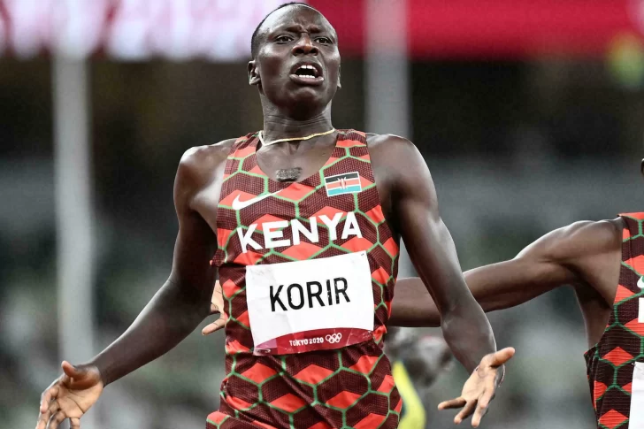 El keniata Korir, dueño de los 800 m.