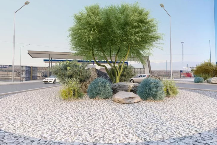 Por la crisis hídrica, cambian el estilo para ornamentar los espacios públicos