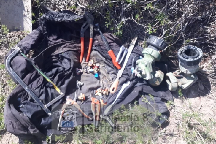 Cae por sustraer herramientas