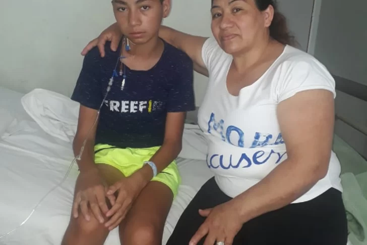 Mamá del chico con meningitis: “Está por tener el alta y dicen que no habrá secuelas”