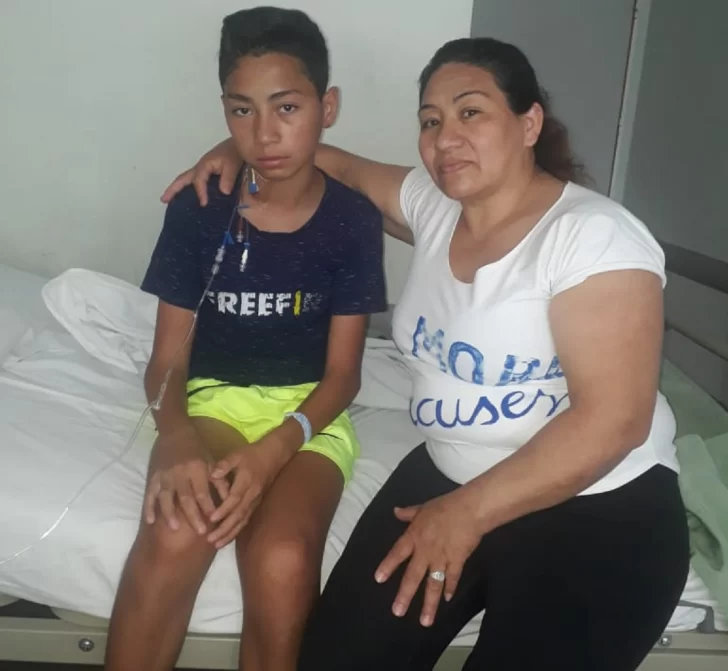 Mamá del chico con meningitis: “Está por tener el alta y dicen que no habrá secuelas”