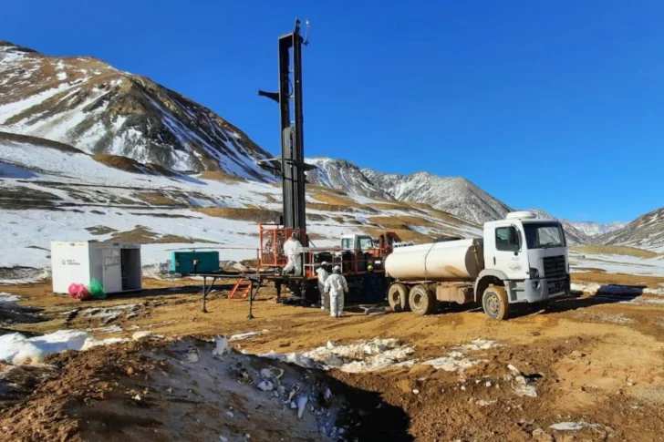 Glaciar de escombros en El Pachón: con poca agua y no apta para consumo
